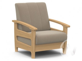 Кресло для отдыха Омега (бук лак/CATANIA LATTE) в Ужанихе - uzhaniha.mebel54.com | фото