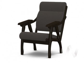 Кресло Вега-10 (венге лак/ULTRA GRAFIT) в Ужанихе - uzhaniha.mebel54.com | фото