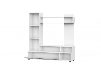 Мебель для гостиной "МГС 9" Белый / Цемент светлый в Ужанихе - uzhaniha.mebel54.com | фото