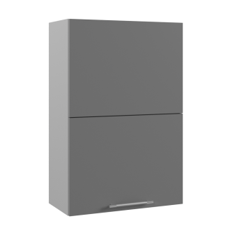 Ройс ПГПМ 600 Шкаф верхний Blum Aventos HF (Графит софт/корпус Серый) в Ужанихе - uzhaniha.mebel54.com | фото