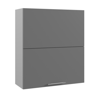 Ройс ПГПМ 800 Шкаф верхний Blum Aventos HF (Графит софт/корпус Серый) в Ужанихе - uzhaniha.mebel54.com | фото